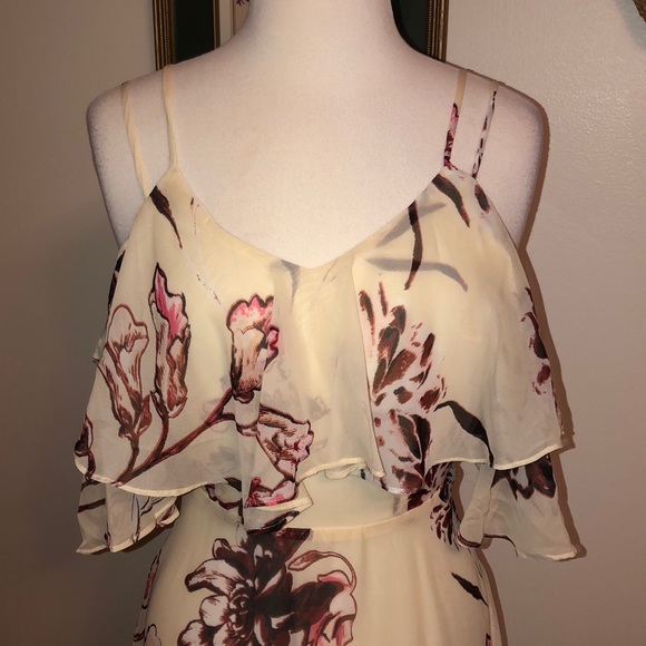 🎁Maxi summer dress white with Floral NWT - Picture 2 of 3